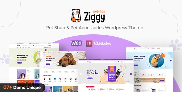 Ziggy v1.2.5 – 宠物店 WordPress 主题