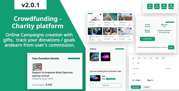 Crowdfunding v2.0.1 – Fund raising platform / Charity / Donation