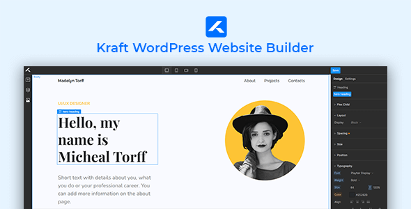 Kraft v1.1.2 – WordPress 网站生成器