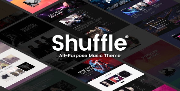 Shuffle v1.8 – WordPress音乐主题