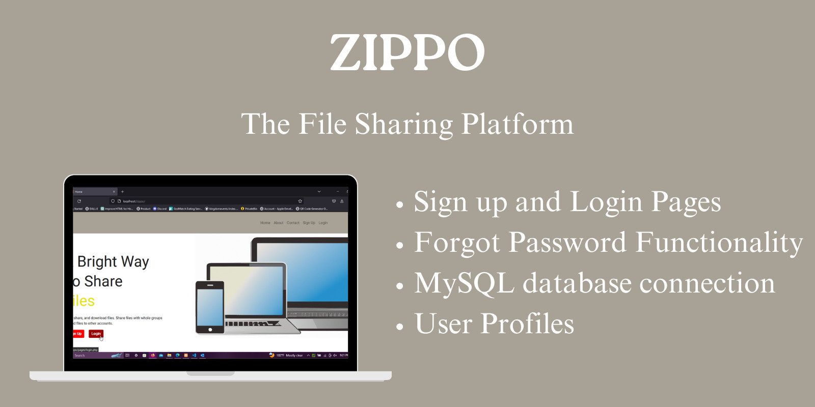 Zippo Fileshare v1.0 – Filesharing Platform