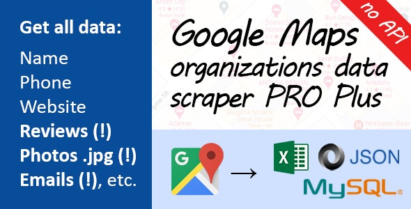 Google Maps Data Scraper PRO plus v1.18.8 – Google 地图的专业数据抓取器