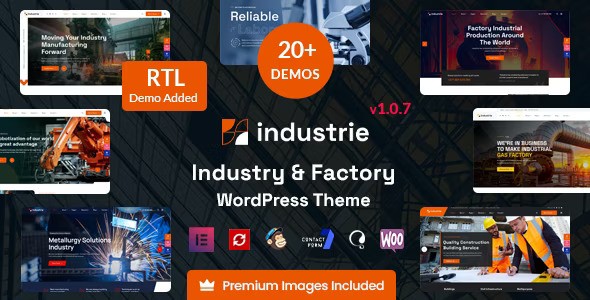 Industrie v1.1.5 – 工厂和工业 WordPress 主题