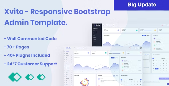 Xvito V1.07 – Bootstrap Admin Template