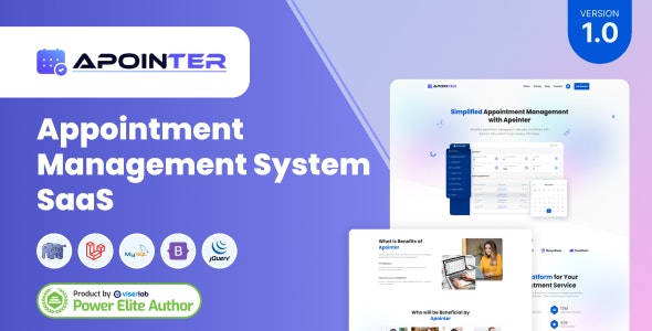 Apointer v2.0 – Appointment Management System SaaS