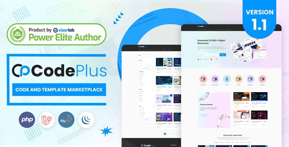 CodePlus v2.0 – Code And Template Marketplace