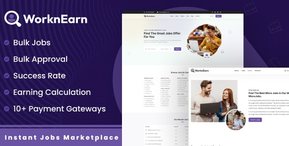 WorknEarn v1.0.0 – Instant Jobs Marketplace