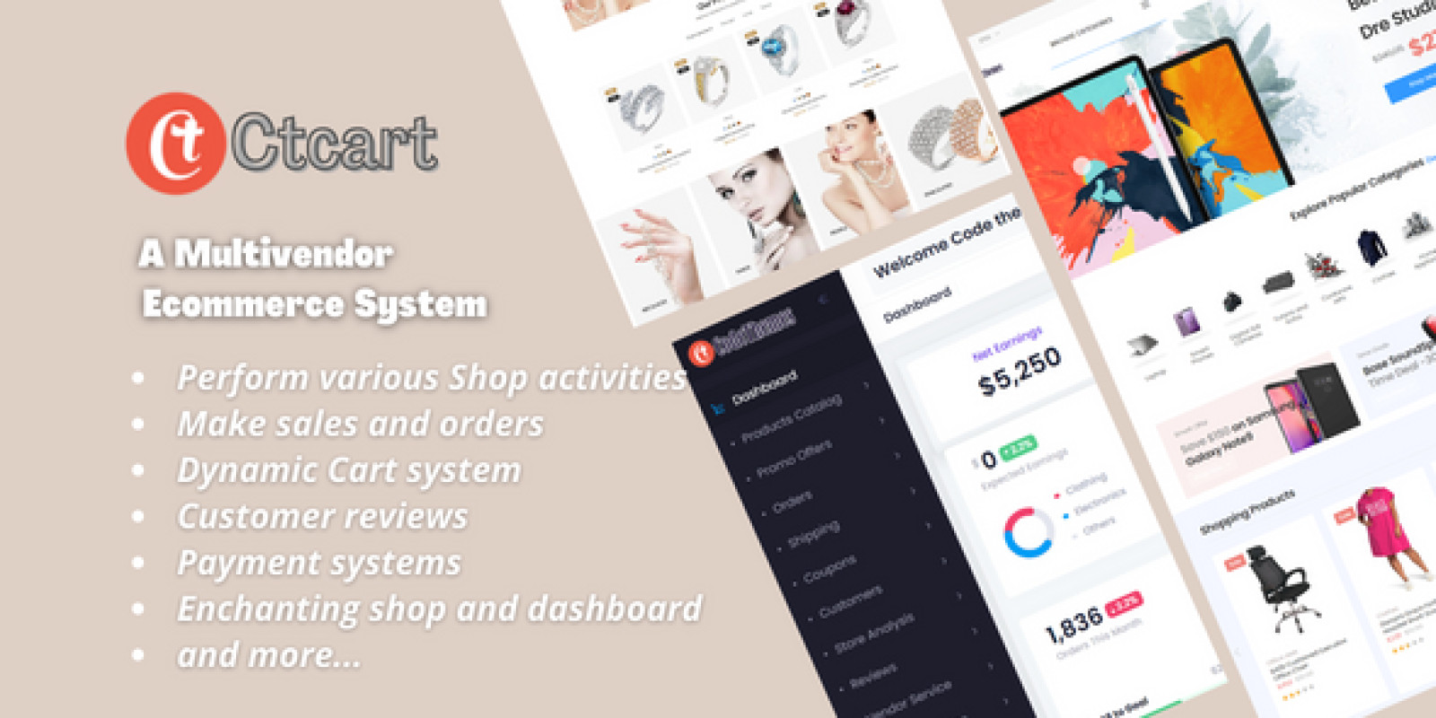 Ctcart V1.0 – 多供应商电子商务商店