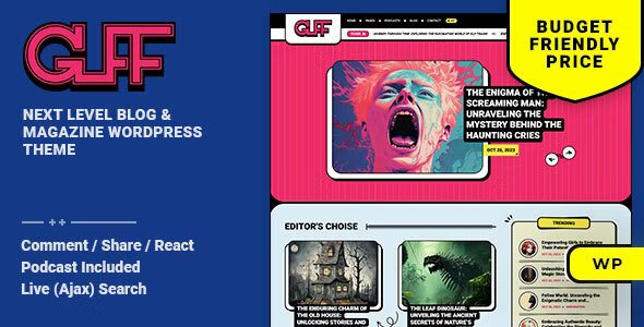 Guff v1.0.2 – WordPress 博客和杂志主题