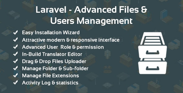 Laravel V2.0.3 – Advanced Files & Users Management