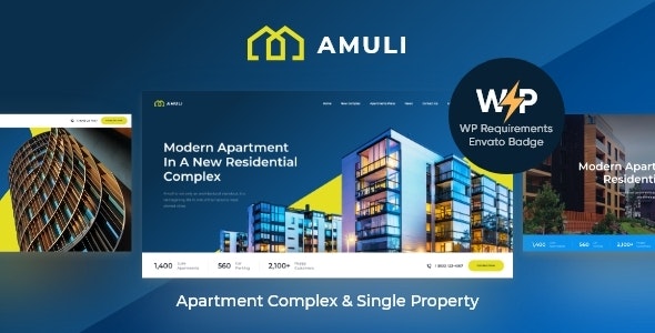 Amuli v2.3.0 – WordPress 物业和房地产市场主题