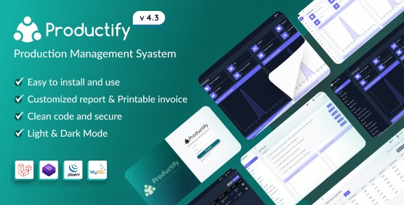 Productify V4.3 – Production Management System