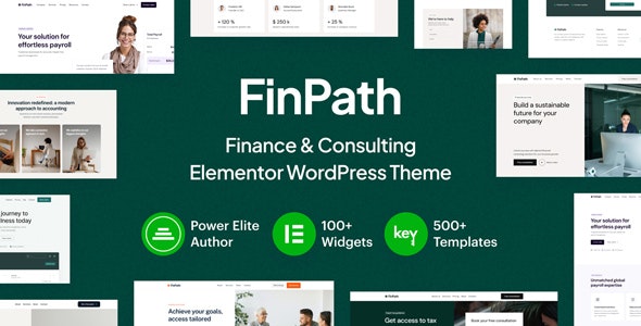 FinPath v1.0  – Finance & Consulting Elementor WordPress Theme