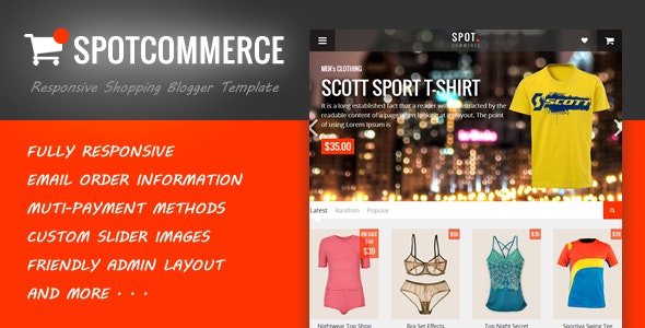 Spotcommerce V2.3.7 – Blogger Shopping Template