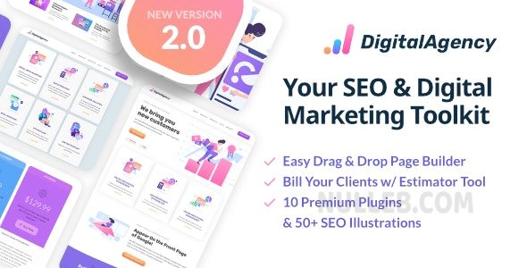 SEO WP v3.3.7 – Digital Marketing Agency WordPress Theme