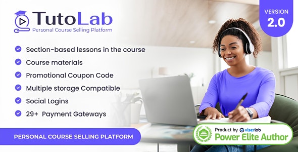 TutoLab v2.0 – Personal Course Selling Platform