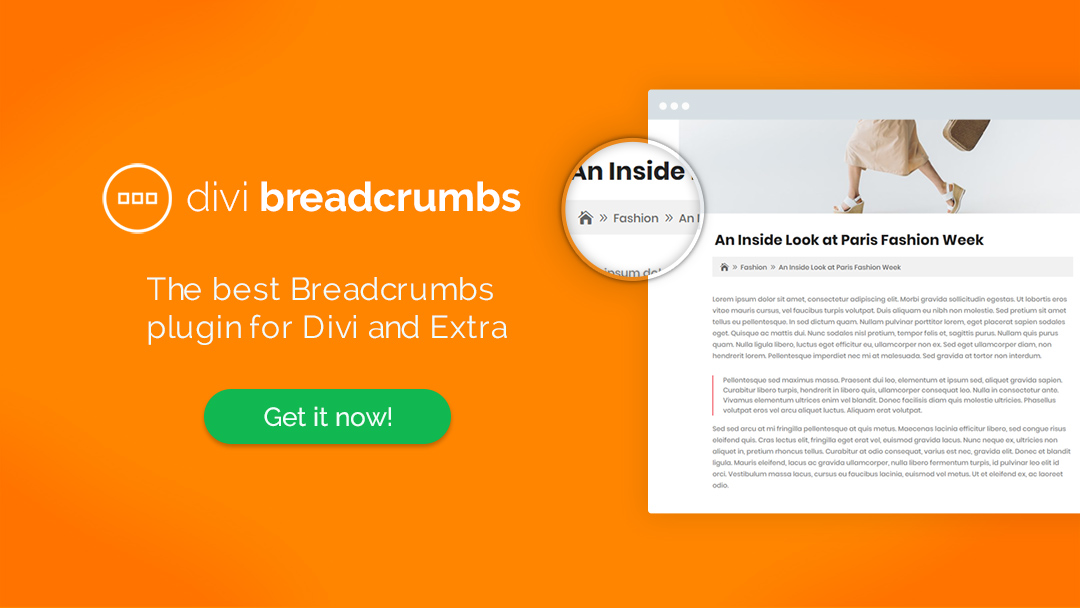 Divi Breadcrumbs v1.5.2