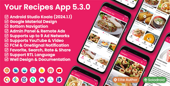 Your Recipes App v5.3.0