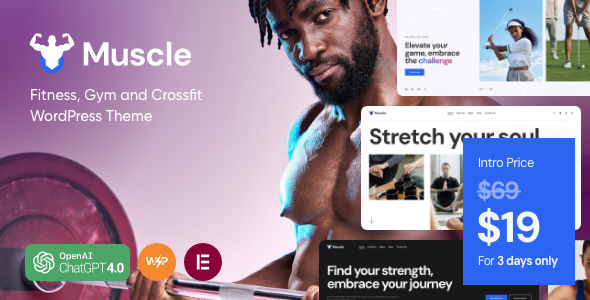 Muscle v1.0 – Sports Center & Solarium WordPress Theme