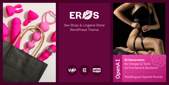 Eros v1.0 – Sex Shop & Lingerie Store WordPress Theme