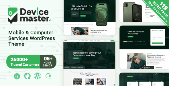 Devicemaster v1.0.1 – Mobile & Computer Repair Services WordPress Theme