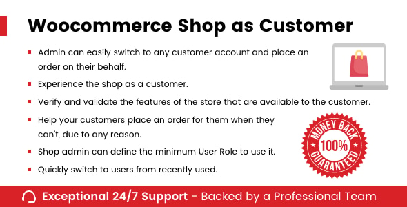 WooCommerce Shop As Customer v1.1.3