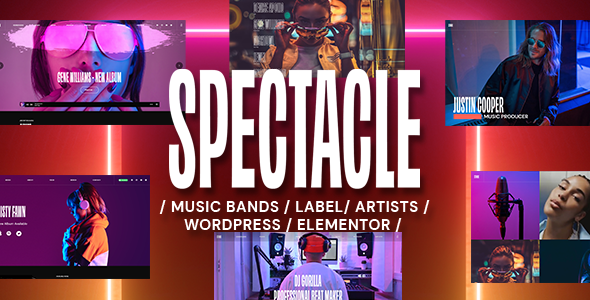 Spectacle v1.4.19 – WordPress音乐主题