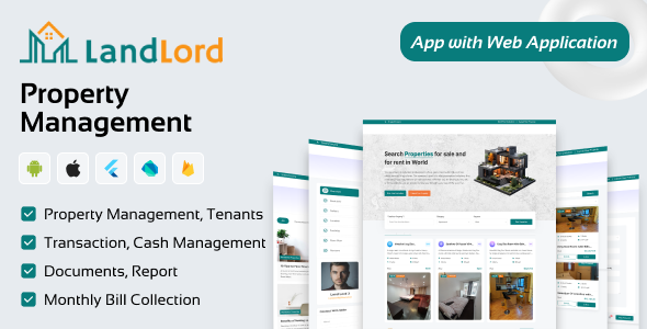 Property Management v1.0.8 – Apartment , Rent Collection, Tenant and Invoice Bill laravel script