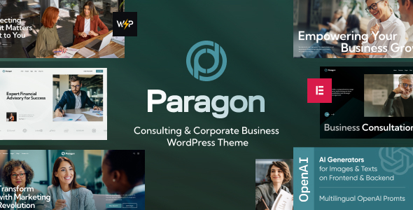 Paragon v1.0 – Consulting & Corporate Business WordPress Theme