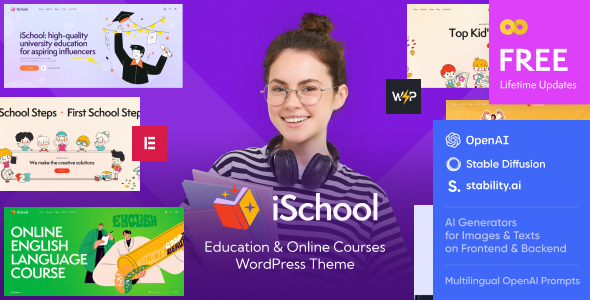 iSchool v1.0 – Education & Online Courses WordPress Theme