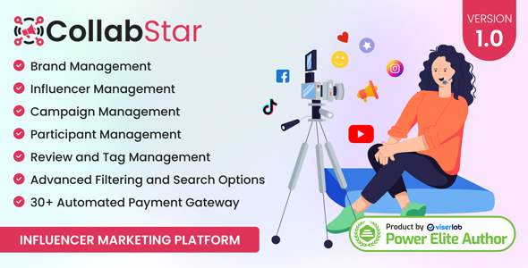 CollabStar v1.0 – 影响力营销平台