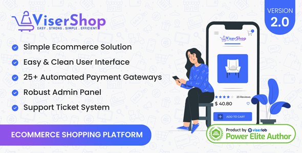 ViserShop v2.0 – eCommerce Shopping Platform