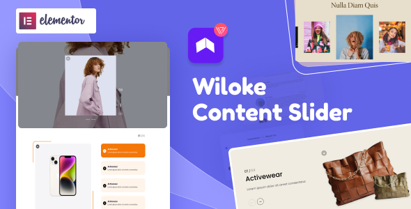 Wiloke Content Slider for Elementor v1.0.20