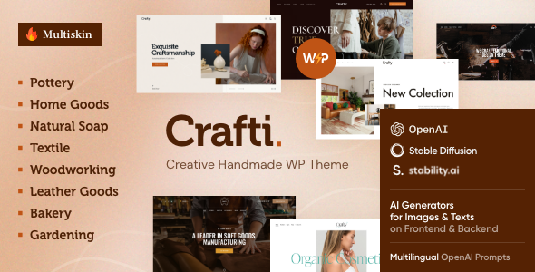 Crafti v1.8 – Handmade Store WordPress Theme