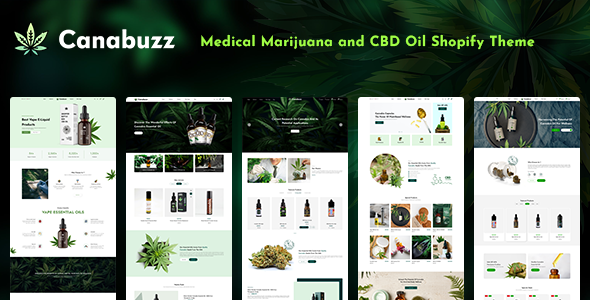 Canabuzz v1.0.0  – Medical Marijuana and CBD Oil Shopify Theme