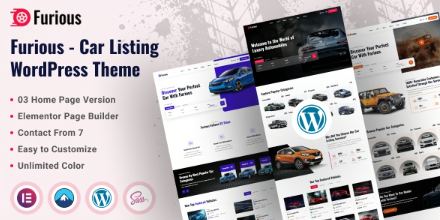 Furious v1.0 – Car Listing WordPress Theme