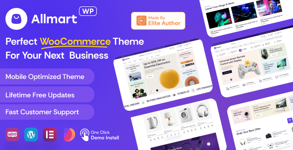 Allmart v1.0.0 – Ultimate Electronics & Gadgets Store WordPress Theme