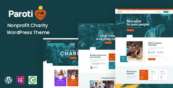 Paroti v1.1.5 – Nonprofit Charity WordPress Theme