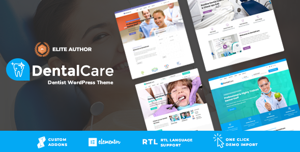 Dental Care v19.7 – Dentist & Medical WordPress Theme