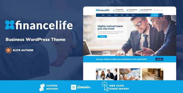 FinanceLife v10.0 – Business WordPress Theme