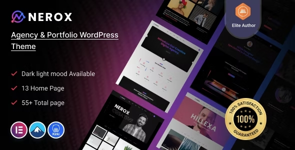 Nerox v1.0.8 – Agency & Portfolio WordPress Theme