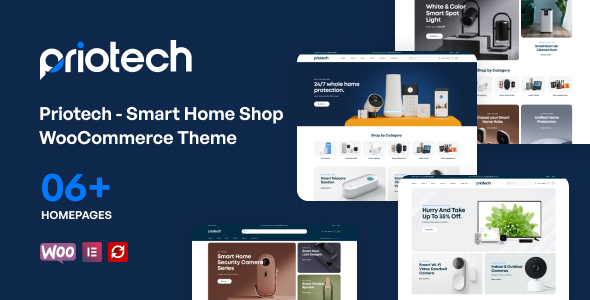 Priotech v1.0.24 – Smart Home Shop WooCommerce Theme