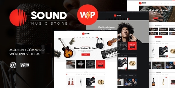 Sound v1.6.9 – 乐器在线商店 WordPress 主题